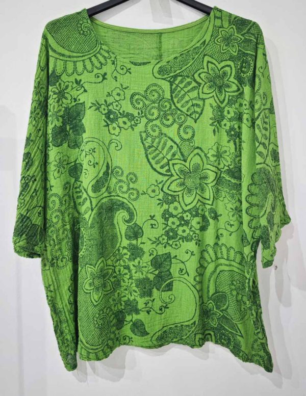 Paisley Oversized Top