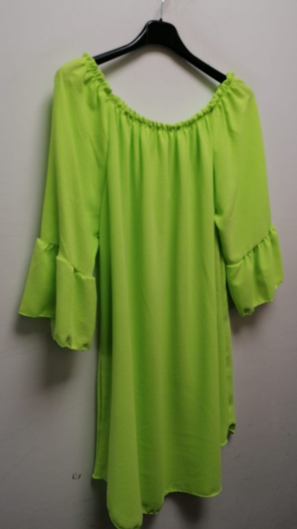 Plain Long Sleeve Flared Sleeve Top