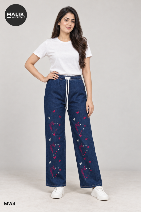MW4  |  Women’s Embroidered Denim Flapper – XL